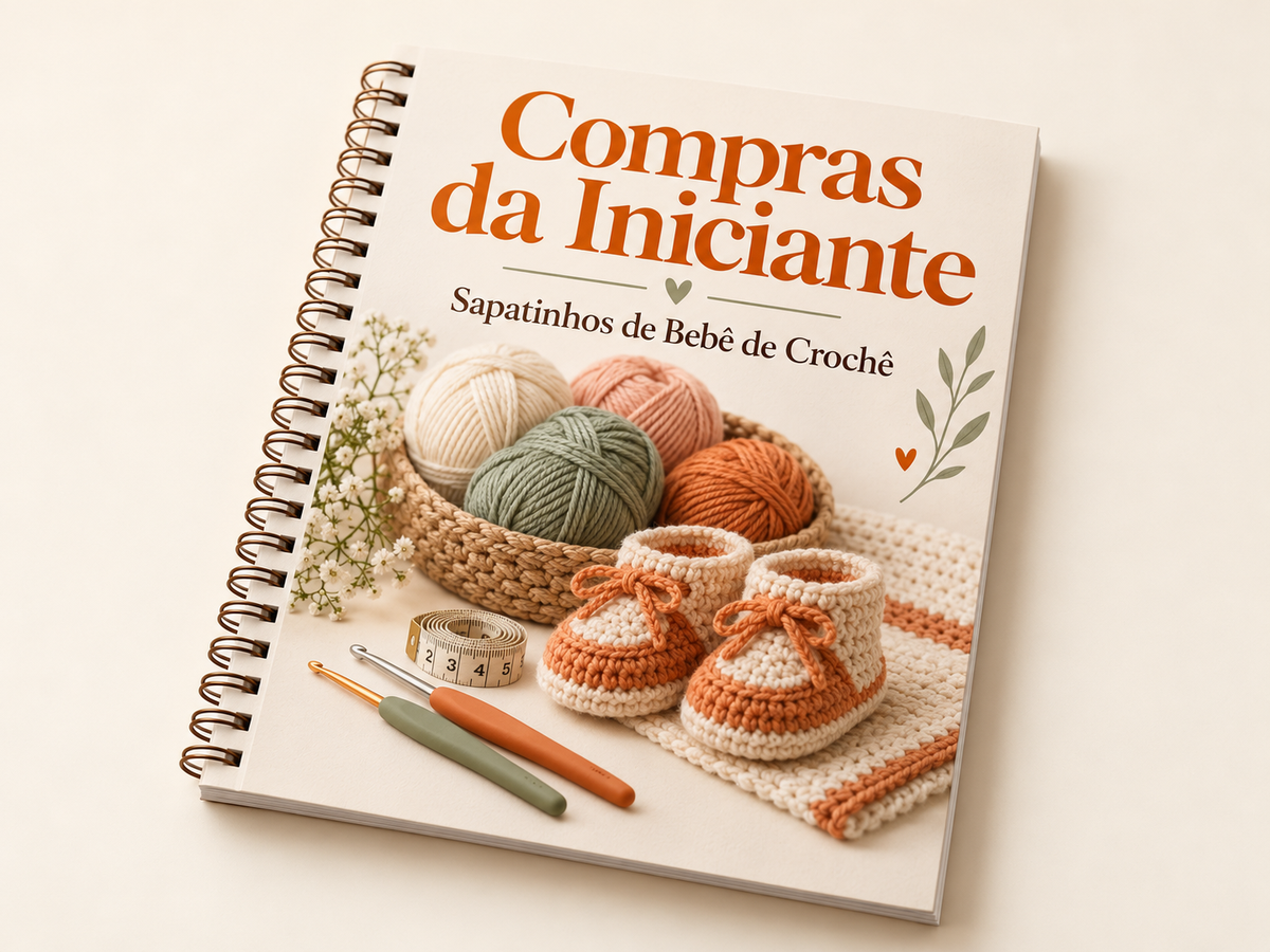 Mockup do guia bônus 5: Lista de Compras da Iniciante